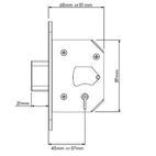 Yale Locks Hi-Security BS 5 Lever Mortice Deadlock additional 6