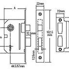 Yale Locks PM246 2 Lever Internal Sashlock additional 5