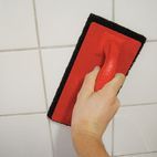 Faithfull Scouring Pad Holder + Fine Medium &amp; Coarse Pads additional 2