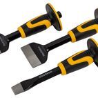 Roughneck Chisel &amp; Bolster Set, 3 Piece additional 1