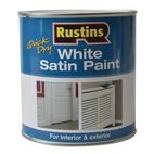 Rustins Quick Dry White Satin Paint additional 2