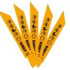 DEWALT Bi-Metal Reciprocating Blade for Metal Cordless 152mm x 18 TPI (Pack 5) additional 2