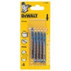 DEWALT HSS Metal Cutting Jigsaw Blades Pack of 5 T118G additional 3