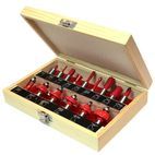 Faithfull 1/2in TCT Router Bit Set, 15 Piece additional 1