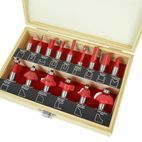Faithfull 1/2in TCT Router Bit Set, 15 Piece additional 3