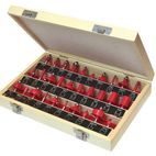 Faithfull 1/4in TCT Router Bit Set, 30 Piece additional 1