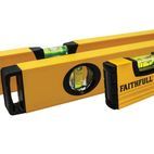 Faithfull Box Level – Aluminium, 3 Vials, Precision Milled Base additional 7