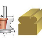 Faithfull Router Bit TCT 3.2mm Corner Bead 1/4in Shank additional 2
