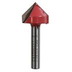 Faithfull Router Bit TCT V-Groove 13.0mm x 19.1mm 1/4in Shank additional 1