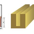 Faithfull Straight Cutter, Single Flute, 1/4in additional 3