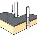 Trend 47/4 x 1/4 TCT Pierce &amp; Trim Cutter 6.3 x 18mm additional 2