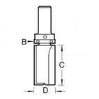 Trend 90° Shank Mounted Template Profiler additional 8