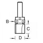 Trend 90° Shank Mounted Template Profiler additional 6