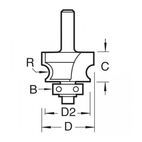 Trend Bearing Guided Corner Bead, 1/4in Shank additional 3