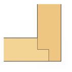 Trend C040 x 1/4 TCT Bearing Guided Rebater 35.0mm additional 2