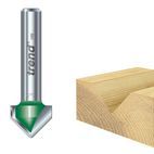 Trend C044 x 1/4 TCT CraftPro Chamfer V-Groove Cutter 45° 6.0 x 12.7mm additional 1