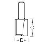 Trend CraftPro Two Flute Cutters, 1/4in Shank additional 14