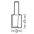 Trend CraftPro Two Flute Cutters, 1/4in Shank additional 11