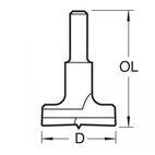 Trend T420/35 x 8mm TCT Hinge Sinking 35mm Diameter additional 3