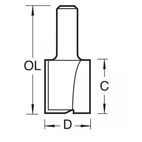 Trend Two Flute Cutter TCT, 1/2in additional 33