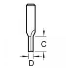 Trend Two Flute Cutter TCT, 1/4in additional 26