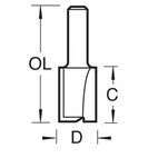 Trend Two Flute Cutter TCT, 1/4in additional 29