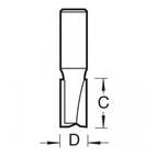 Trend Two Flute Cutter, Extra Long Shank additional 7