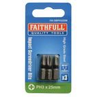 Faithfull Impact Screwdriver Bits, Phillips additional 5