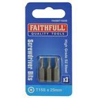 Faithfull Security S2 Grade Steel Screwdriver Bits additional 9