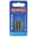 Faithfull Security S2 Grade Steel Screwdriver Bits additional 7