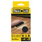 Flexovit Hook &amp; Loop Sanding Block Kit Assorted 70 x 125mm (Pack 3) additional 1