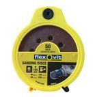 Flexovit Hook &amp; Loop Sanding Disc 125mm Assorted (Dispenser 50) additional 1