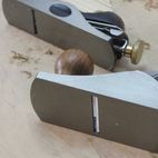 Faithfull No.4 Plane &amp; No.60 1/2 Plane in Wooden Box additional 2