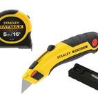 STANLEY® FatMax® Triple Pack - Tape, Retractable Knife and Blades additional 1