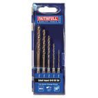 Faithfull HSSE M35 Cobalt Quick-Change Impact Drill Bit Set, 5 Piece additional 1