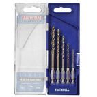 Faithfull HSSE M35 Cobalt Quick-Change Impact Drill Bit Set, 5 Piece additional 2