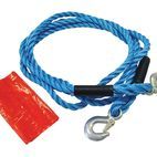 Faithfull Tow Rope 4m Metal Hooks 2 Tonne additional 1