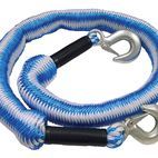 Faithfull Tow Rope Expanding 4m Metal Hooks 3 Tonnes additional 1