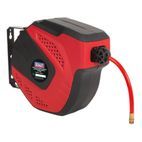 Sealey SA821 Air Hose Reel Auto Rewind Control 10m &amp;#8709;8mm ID - PU Hose additional 1