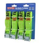 Faithfull Cam Buckle Tie-Downs 5m x 25mm, 4 Piece additional 5