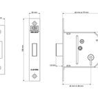 UNION Essentials 3 Lever Mortice Deadlocks additional 5