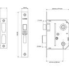 UNION Essentials 3 Lever Mortice Sashlock additional 8