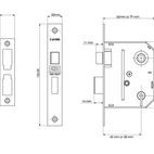 UNION Essentials 3 Lever Mortice Sashlock additional 5
