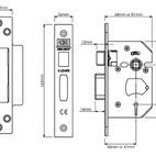 UNION StrongBOLT 2203S 3 Lever Mortice Sashlocks additional 9