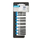 Silverline Deep Socket Set 1/4" Drive Metric 12pt 8pce 6 - 14mm additional 1