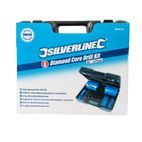 Silverline Diamond Core Drill Kit 5-Core 11pce 38, 52, 65, 117 &amp; 127mm Dia additional 4