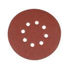 Silverline Hook &amp; Loop Discs Punched 150mm 10pk 150mm 80 Grit additional 1