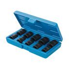 Silverline Impact Socket Set 1/2" Drive 6pt Metric 10pce 10 - 22mm additional 1