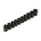 Silverline Impact Socket Set 1/2" Drive 6pt Metric 10pce 10 - 22mm additional 3