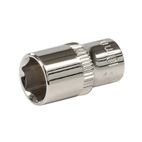 Silverline Socket 1/4" Drive 6pt Metric 10mm additional 1